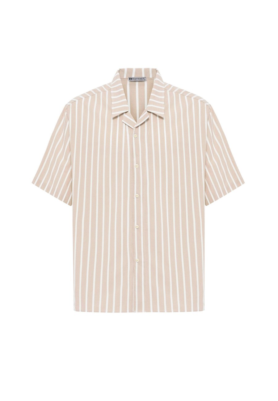 

Рубашка на пуговицах классического кроя Dandalo, бежевый