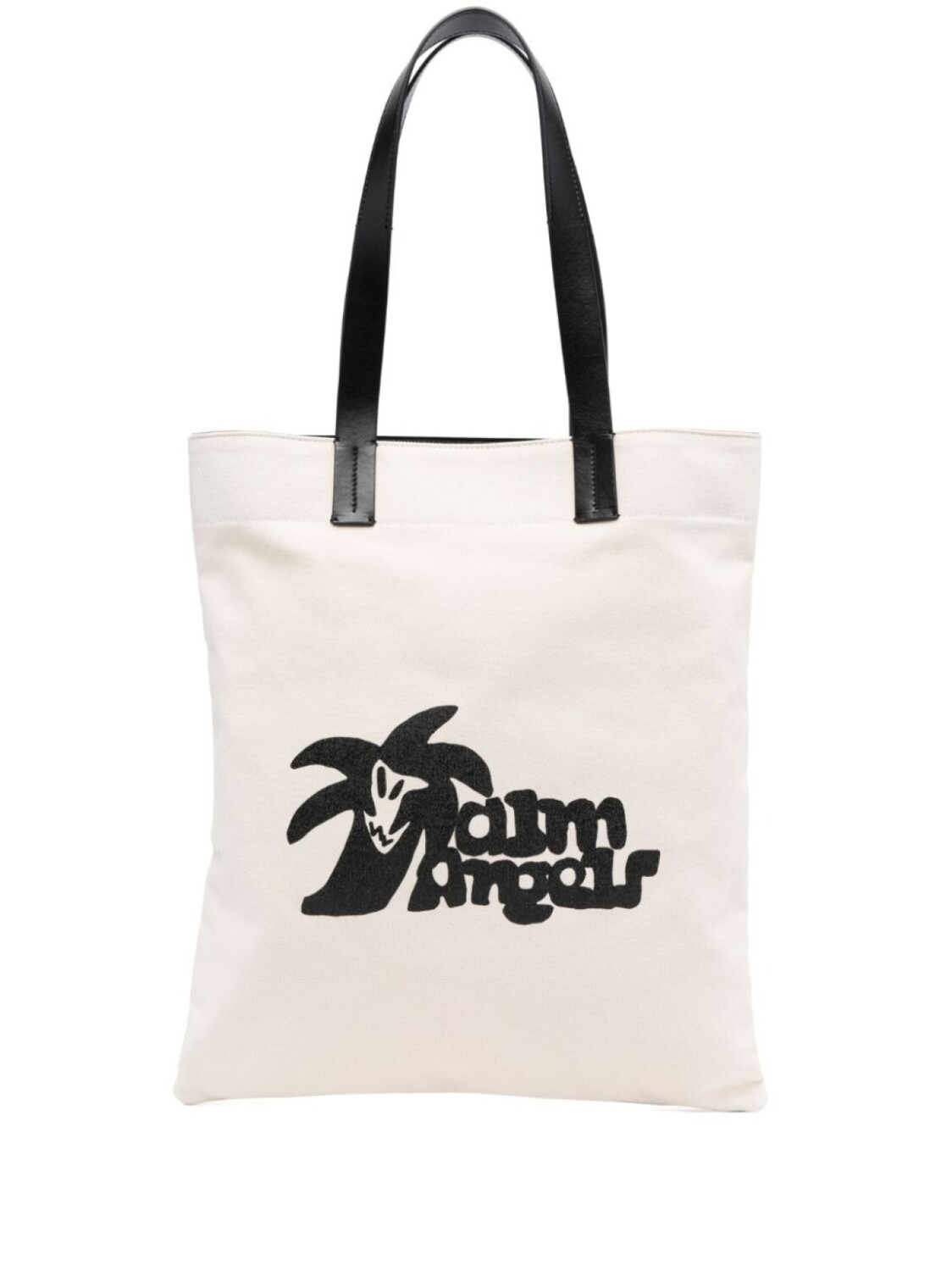 

Palm Angels сумка-тоут с логотипом, нейтральный цвет