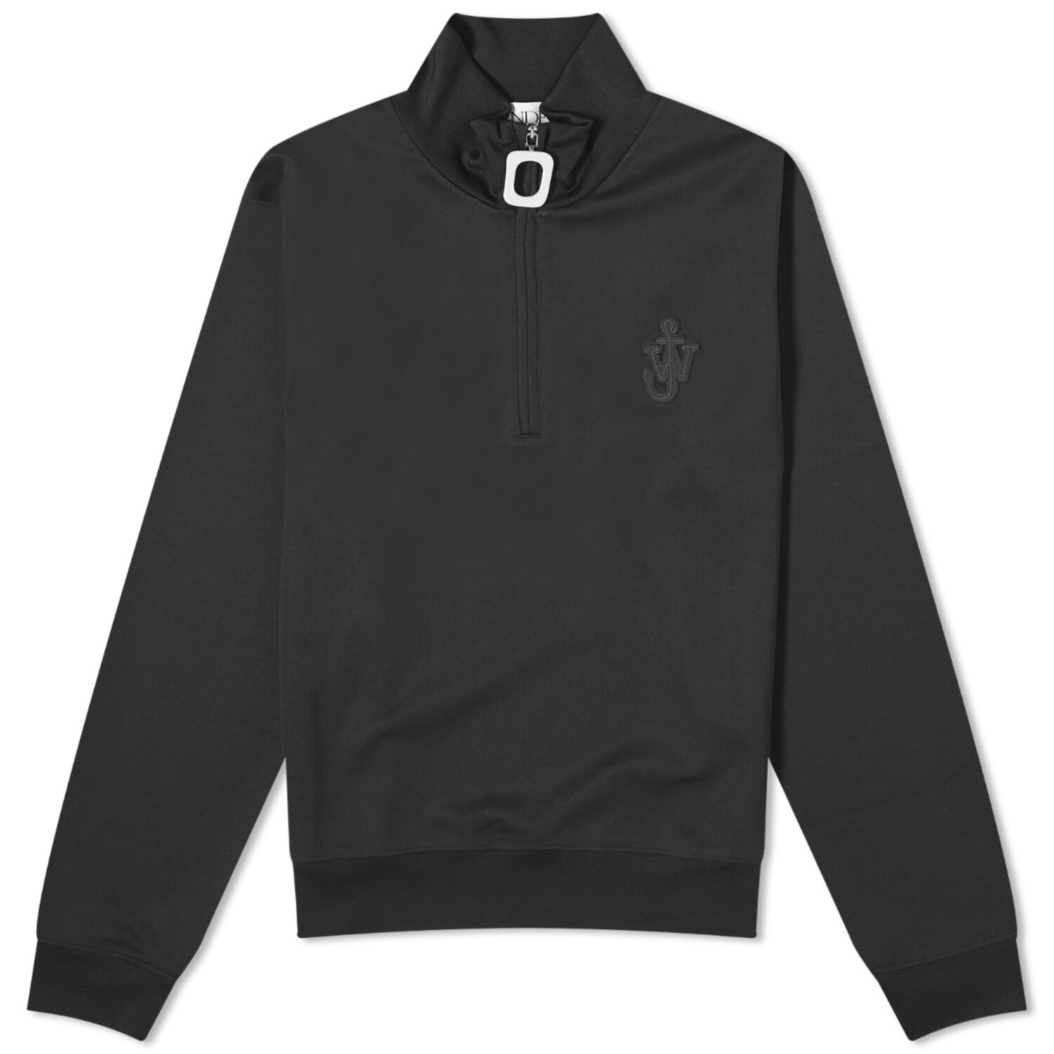 

Свитер Jw Anderson Anchor Half Zip, черный