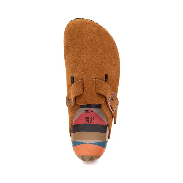 Сабо Womens Birkenstock Boston Geo Clog, цвет Mink — фото 2