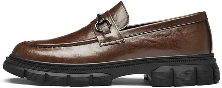 Лоферы кожаные Luxury Leather Shoes, коричневый UOPYNE — фото 2