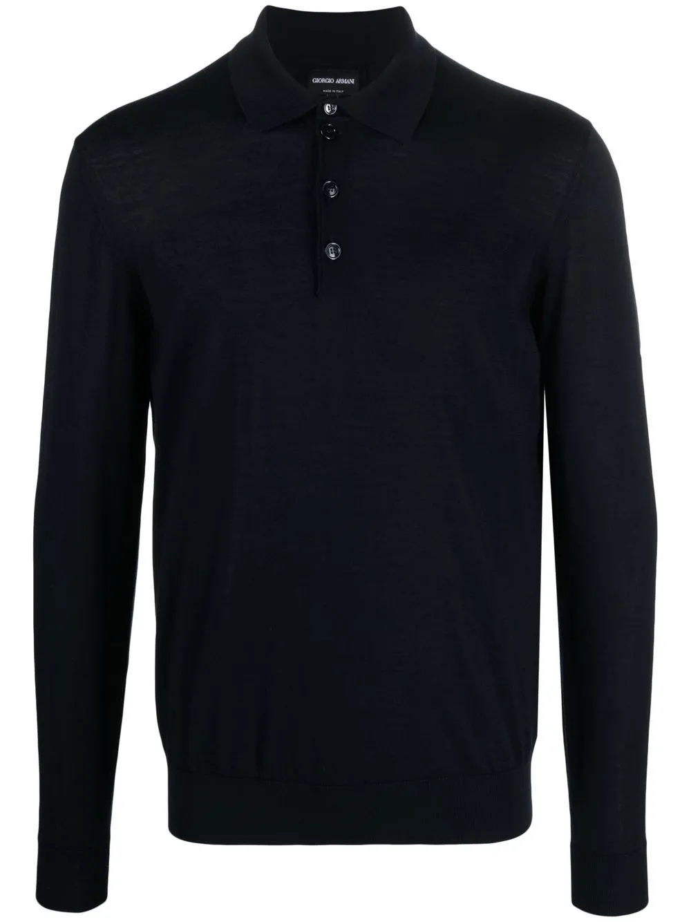 

Рубашка поло с длинными рукавами GIORGIO ARMANI, синий