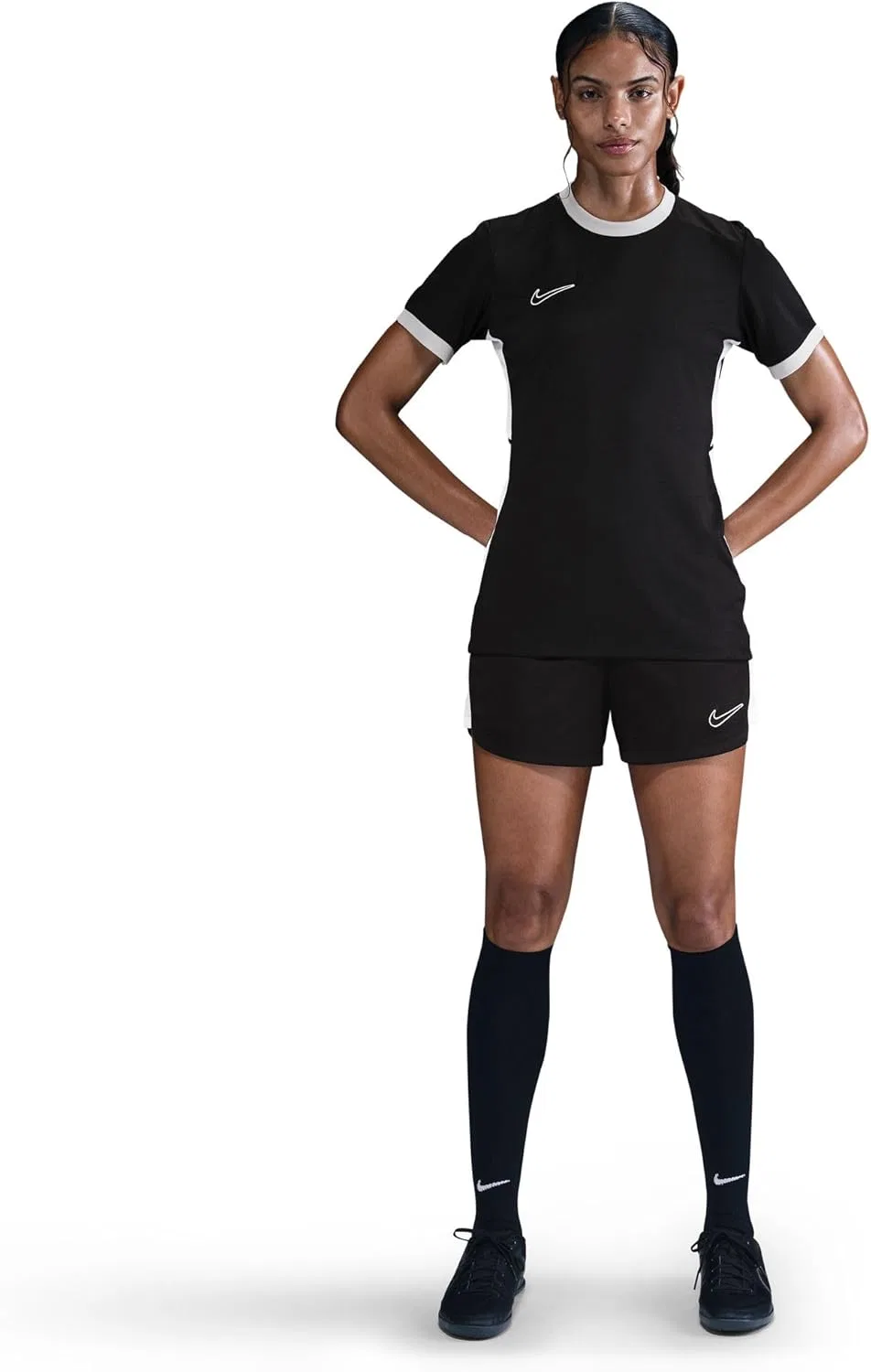 Толстовка Nike Women's Sporty, черный/серый/белый — фото 2