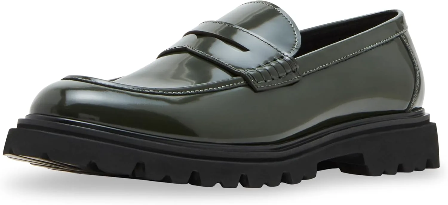 Лоферы Steve Madden Mens Halian, темно-зеленый