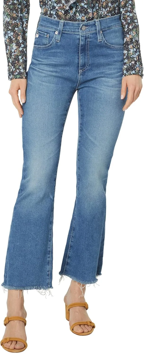 

AG Adriano Goldschmied женские джинсы Farrah с высокой посадкой и укороченным кроем