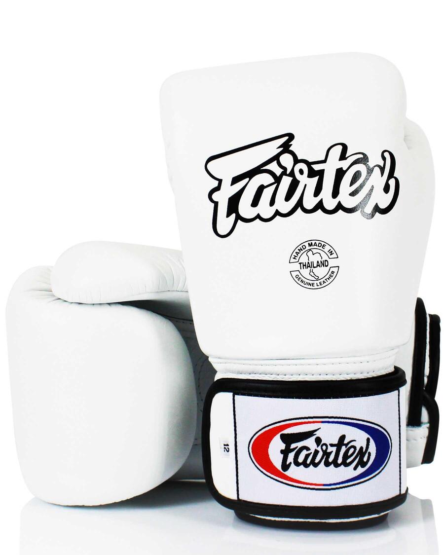 

Боксерские перчатки Fairtex BGV1, белые, 16 унций.