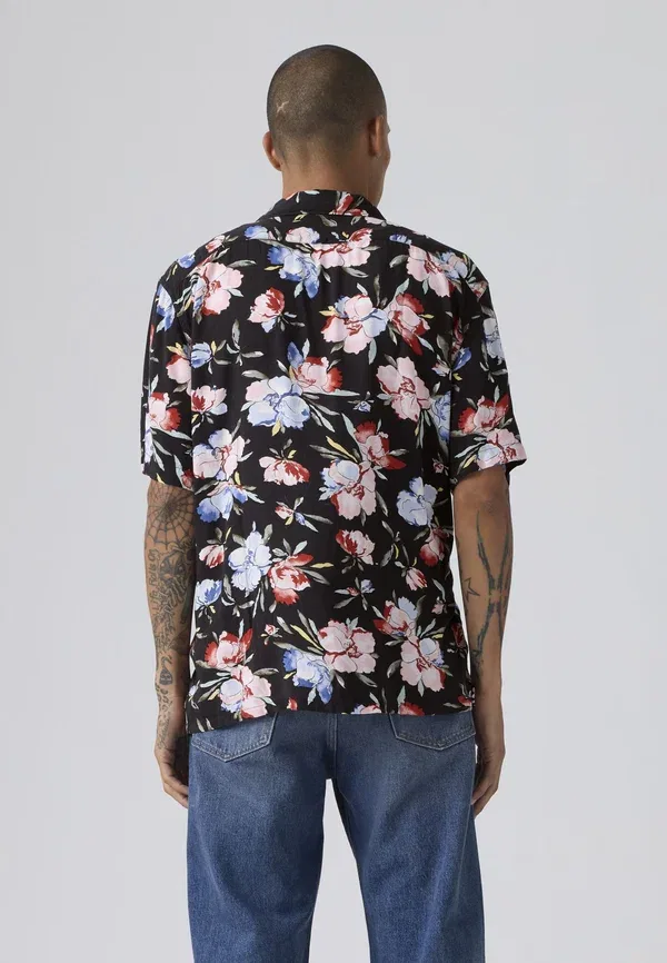 Рубашка классическая кемпер Levi'S, blake brushstroke floral v3 jet black plain weave, черный — фото 2