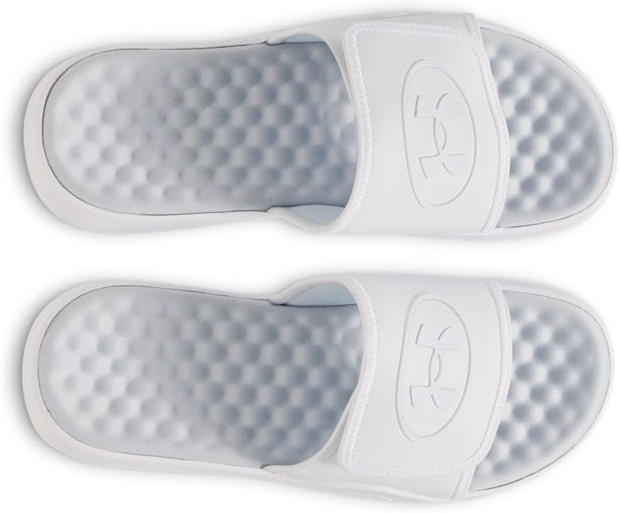 Under Armour мужские сланцы Ignite Pro 8, White/Halo Gray/White — фото 3