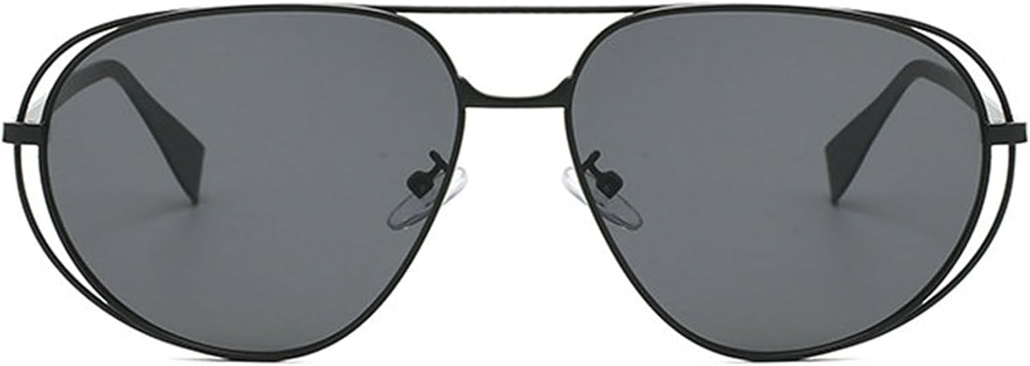 

Классические модные золотые солнцезащитные очки-пилот от Helena для женщин и мужчин, модель 2025, металлические, увеличенного размера, в стиле 70-х, овальные, с градиентным переходом цвета, C1