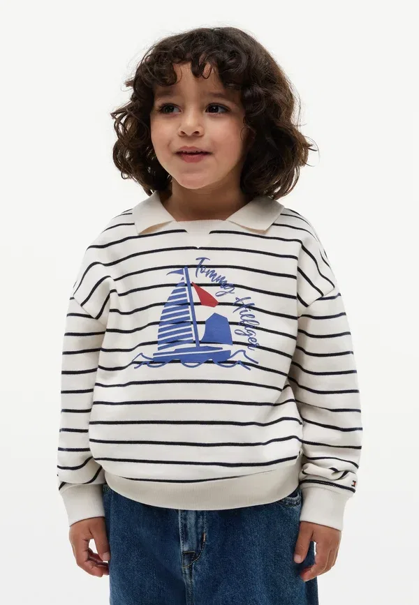 Толстовка с принтом Tommy Hilfiger, темно-синий/белый