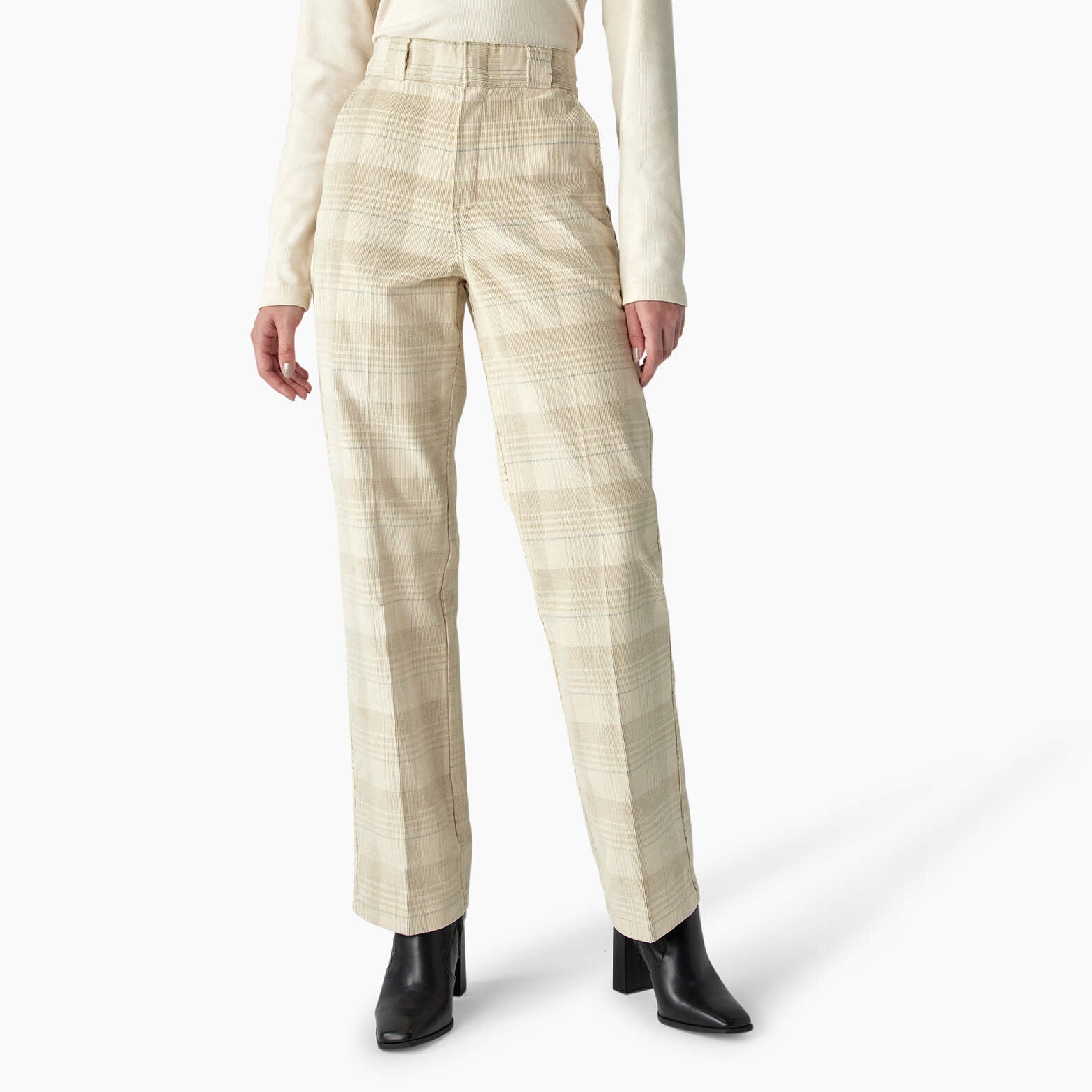 

Женские вельветовые брюки Dickies Alma, цвет light corduroy plaid (cgb)