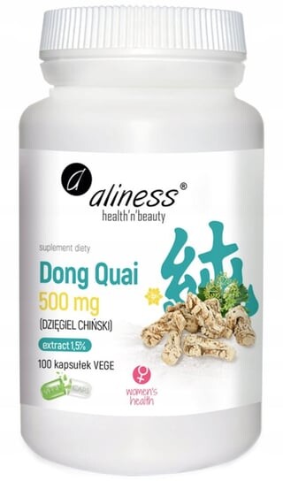 

Aliness, Экстракт дудника китайского Dong Quai 1,5% 500 мг x 100 шт.