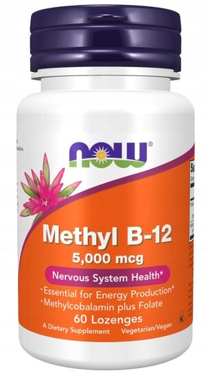 

Now Foods, Метилированный витамин Now Mmethyl B12, 5000 мкг, 60 пастилок