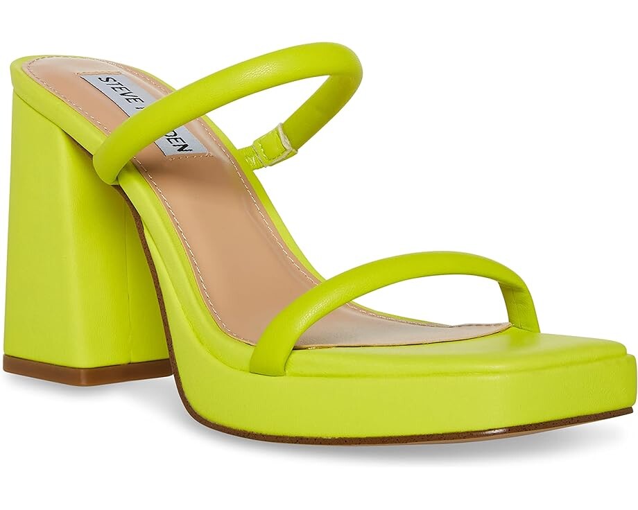 

Туфли Steve Madden Polly Heeled Sandal, цвет Citron