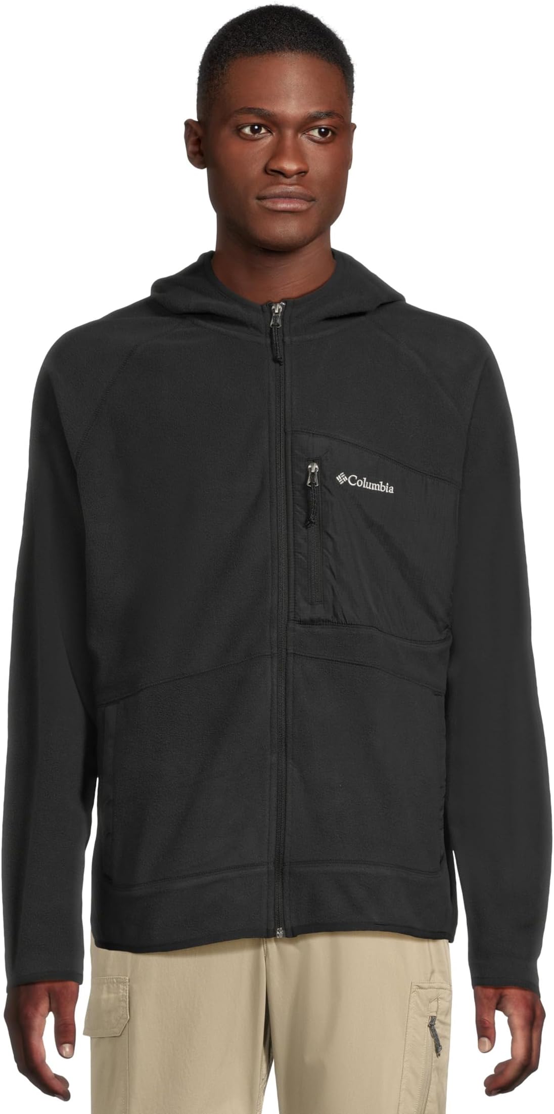 

Мужская куртка Fast Trek Overlay с капюшоном и молнией по всей длине Columbia, Black