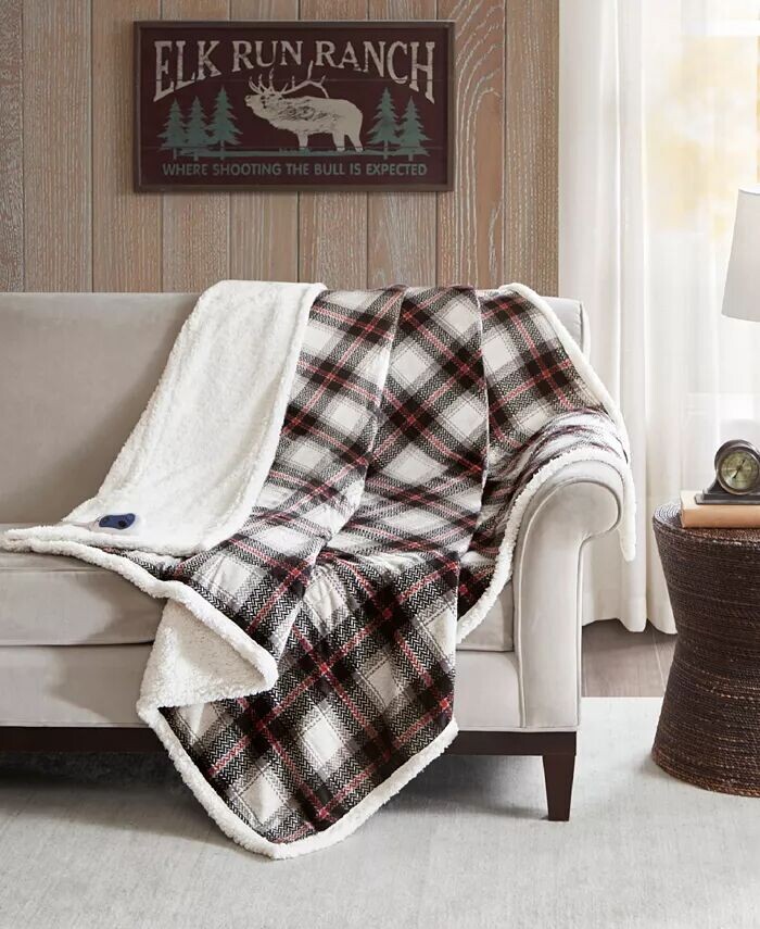 

Плед Ridley Electric из искусственной норки в берберском стиле, 60 x 70 дюймов Woolrich, черный