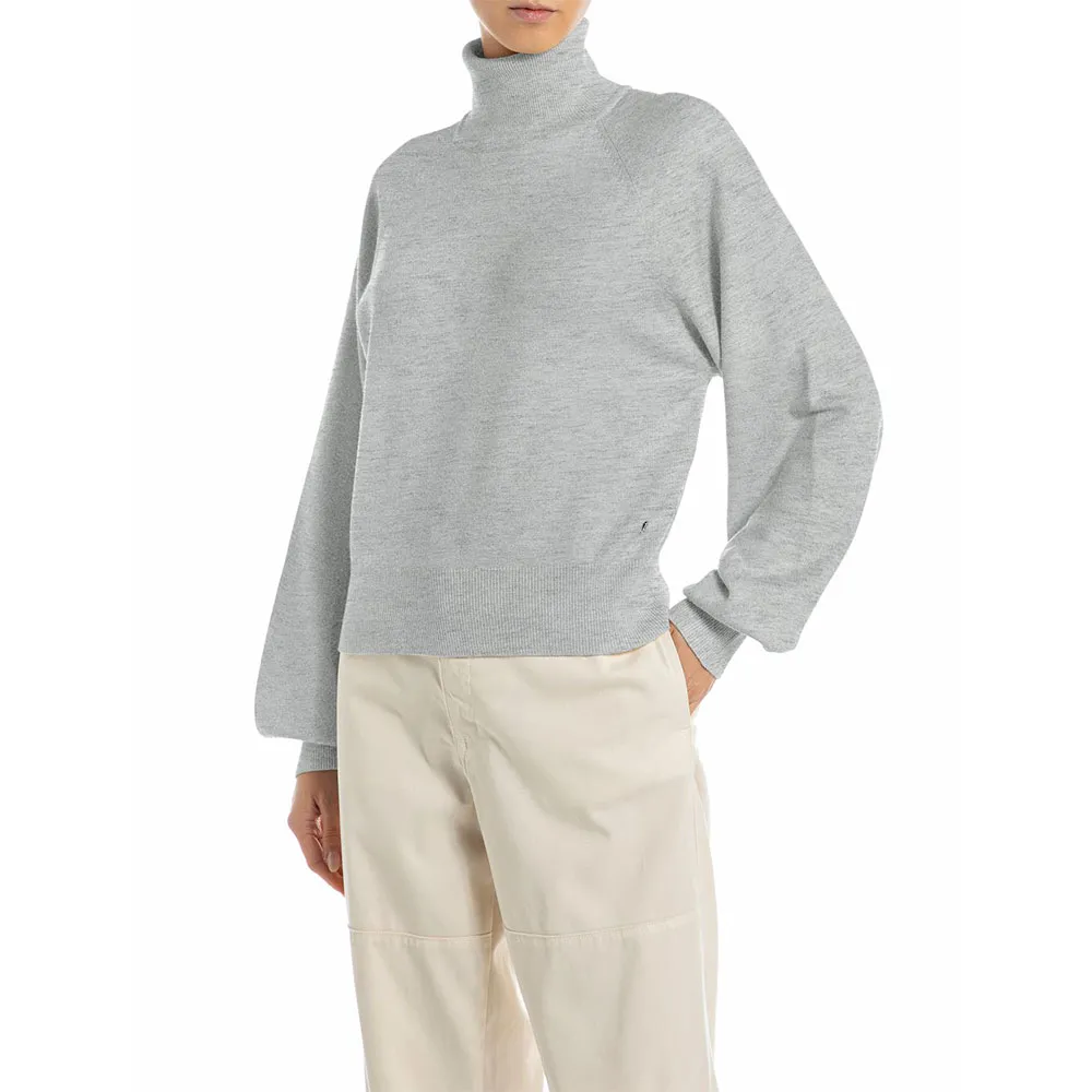 

Свитер Replay DK3904.000.G23372 high neck, серый