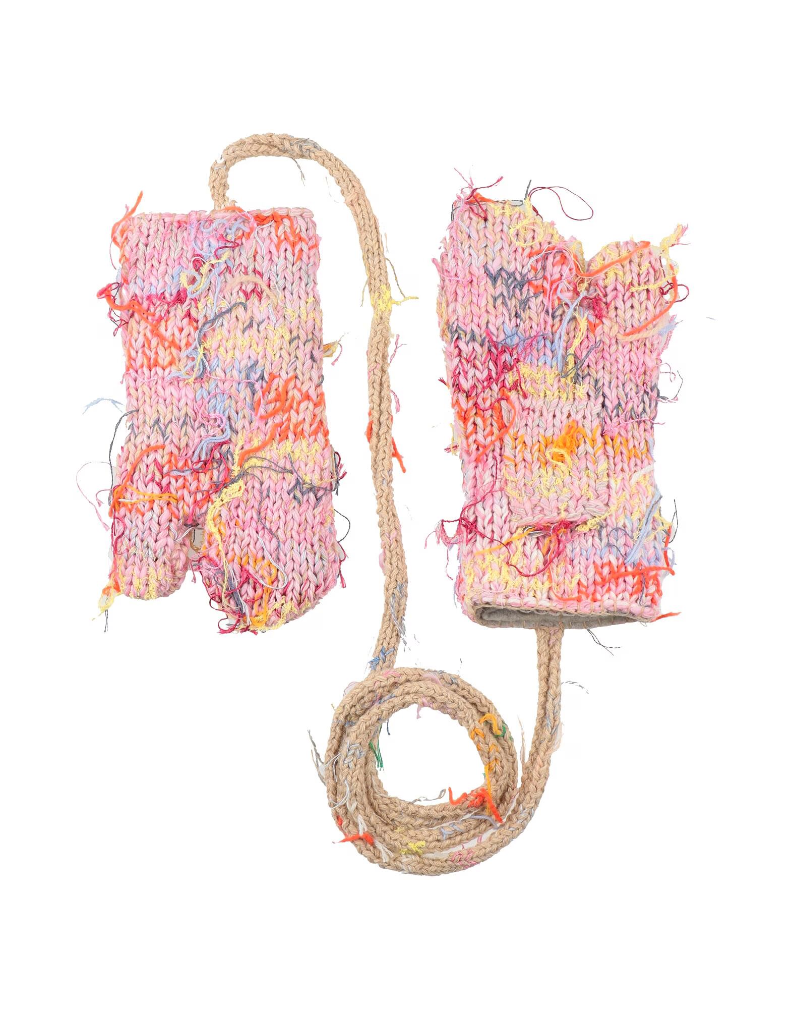 

Перчатки Maison Margiela, розовый