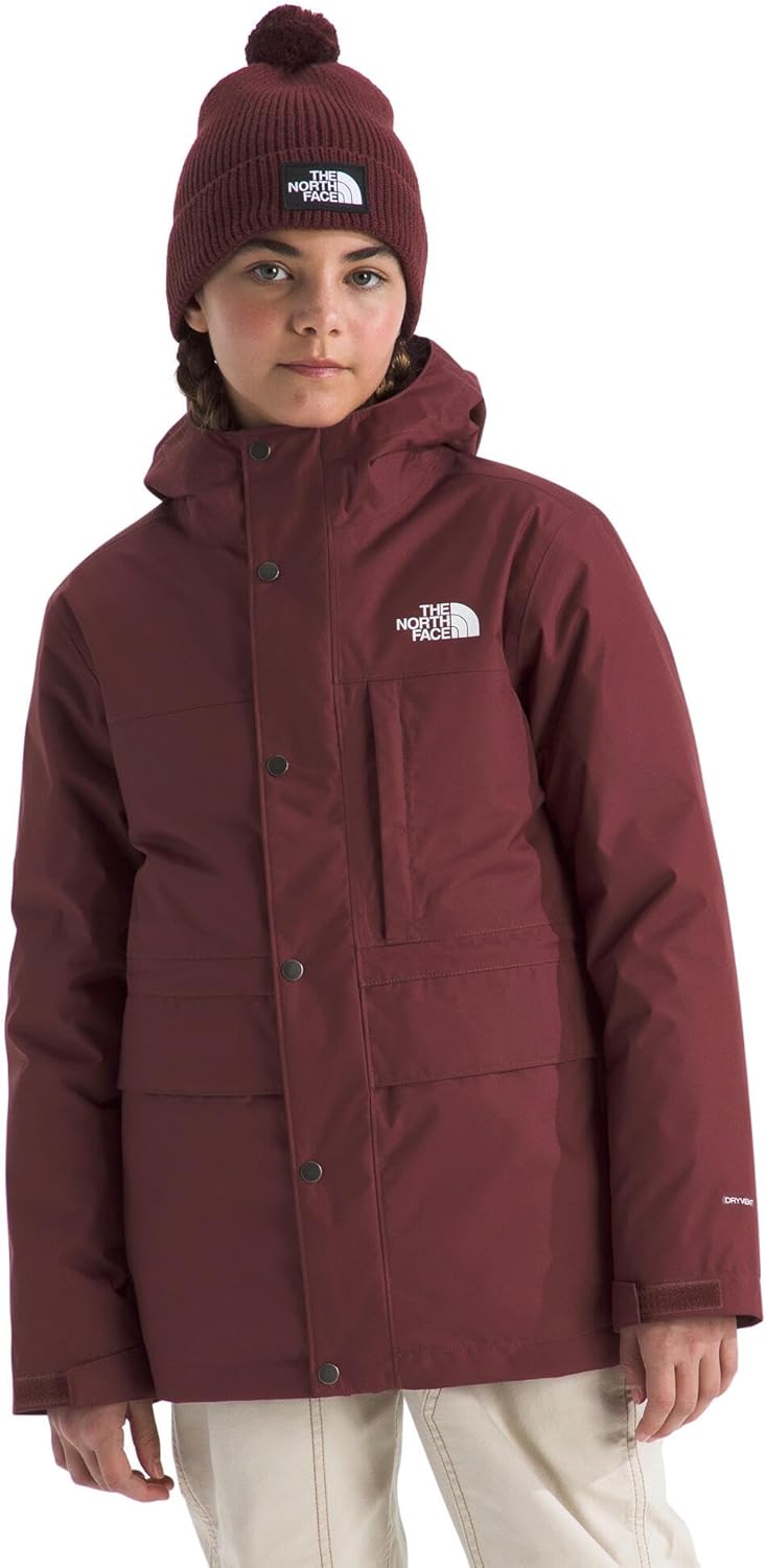 Куртка подростковая North Down Triclimate 3-в-1 THE NORTH FACE | Водонепроницаемая, с проклеенными швами, пришитым капюшоном и двусторонним внутренним слоем, Sumac — фото 3