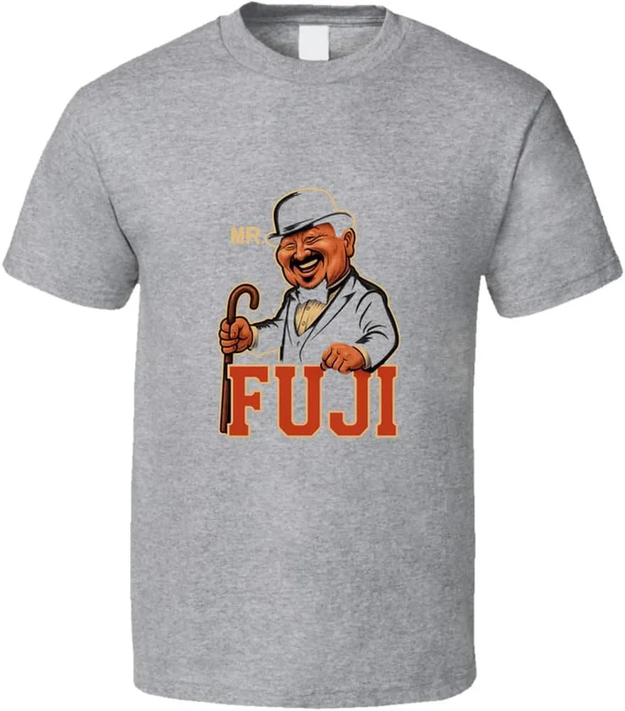 

Футболка Mr Fuji Retro Wrestling Legend Caricature The Village T Shirt Shop