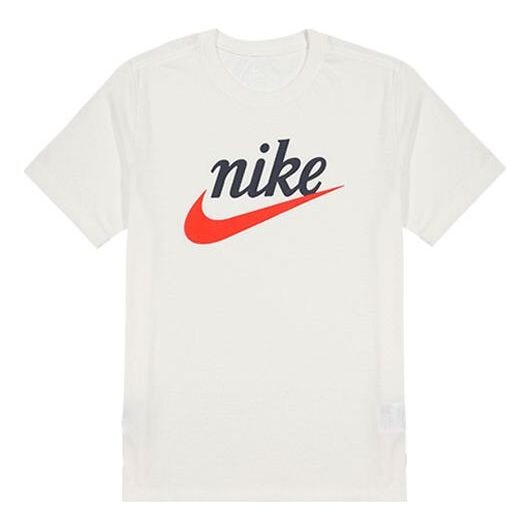 

Футболка men's sportswear large short sleeve white t-shirt Nike, белый