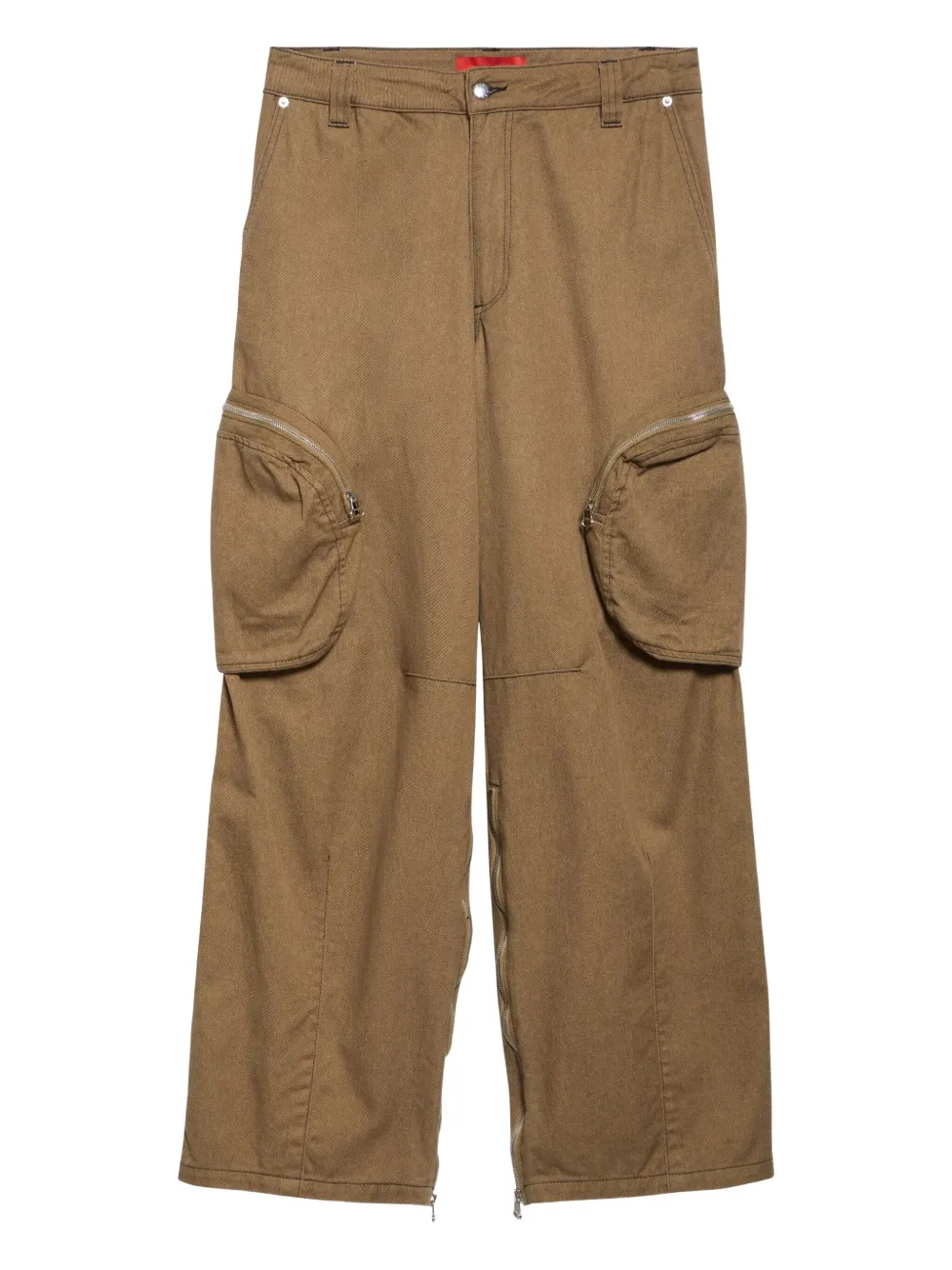 

Карго-брюки с карманом на молнии Eckhaus Latta, нейтральный