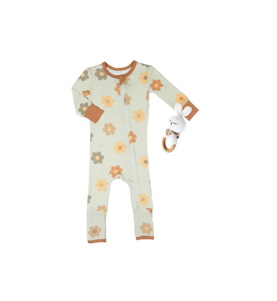 Baby Grey By Everly Grey Детский серый комбинезон-трансформер для девочек от Everly Grey с длинными рукавами — фото 2