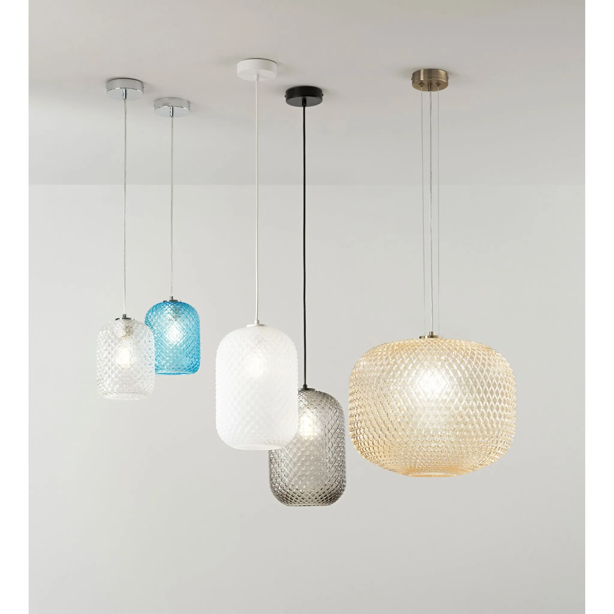 

Подвесной светильник ECO-LIGHT «Ashford», лампа E27 | Лампы можно менять, цвет blau