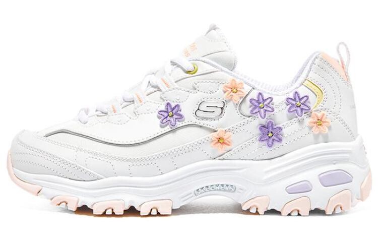 

D"Lites 1.0 Кроссовки Lifestyle женские с низким верхом белого цвета Skechers, Белый, D"Lites 1.0 Кроссовки Lifestyle женские с низким верхом белого цвета Skechers