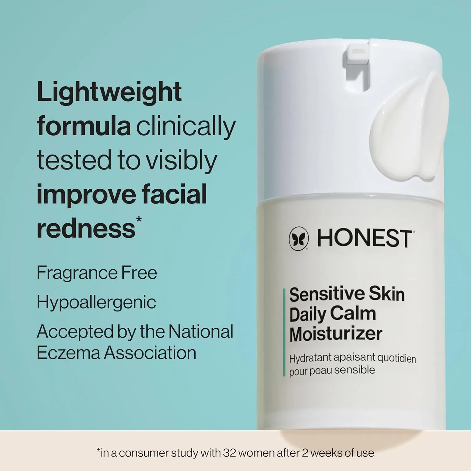 Крем для лица Honest Beauty — Дневной The Daily Calm Lightweight Moisturizer Unscented, 50.28 мл — фото 2