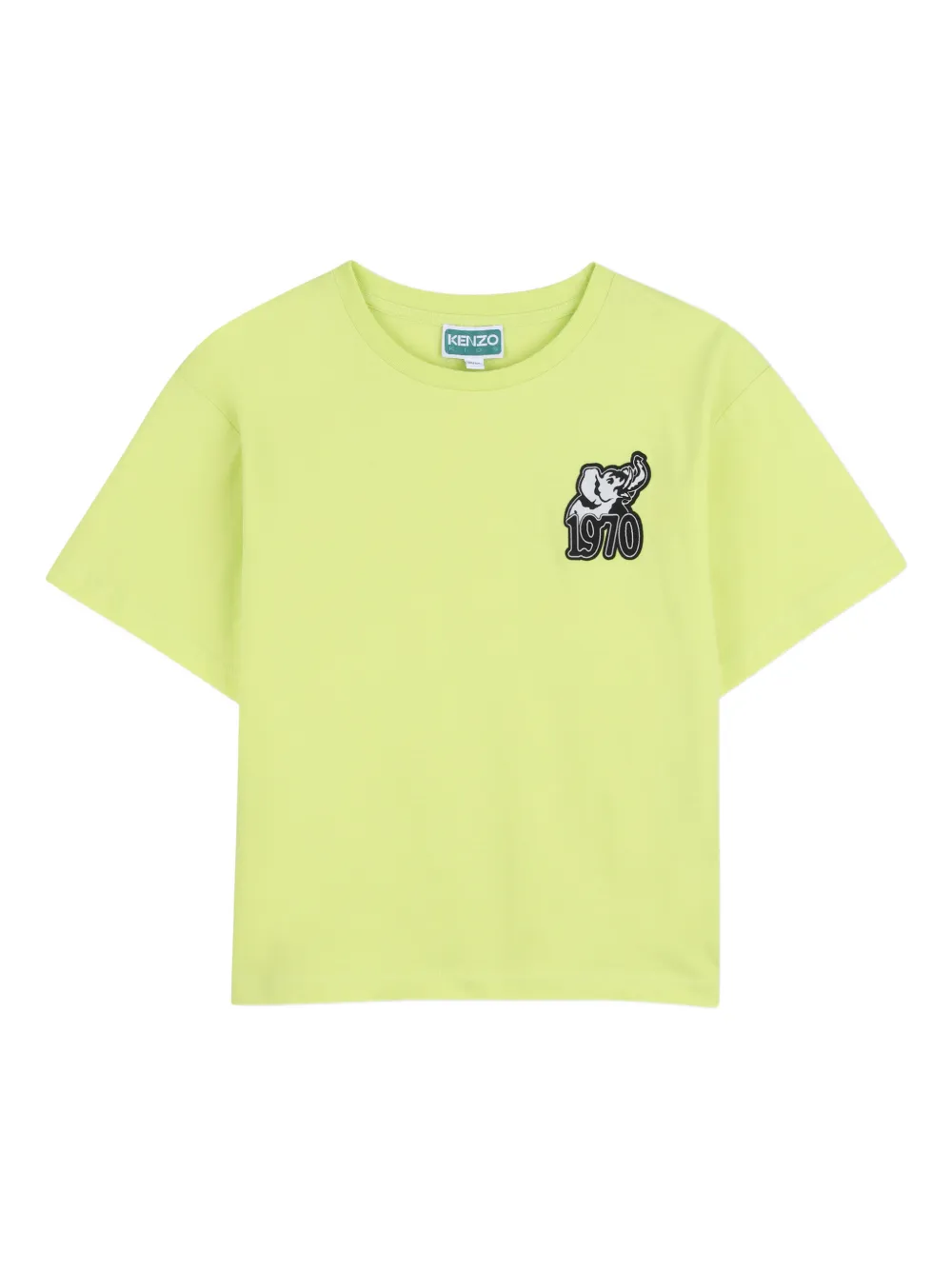 

Футболка с нашивкой Kenzo Kids, зеленый