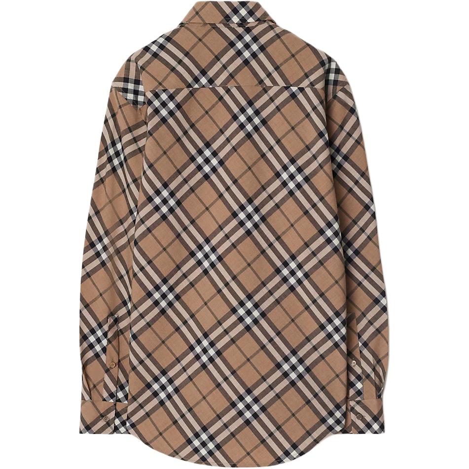 Рубашка Burberry, мужская, клетчатая, многоцветный — фото 4