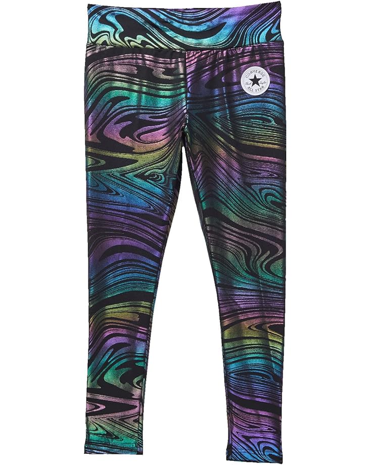 

Брюки Converse Kids Shine High-Rise Leggings, черный
