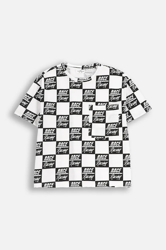 

Детская хлопковая футболка Coccodrillo, белый