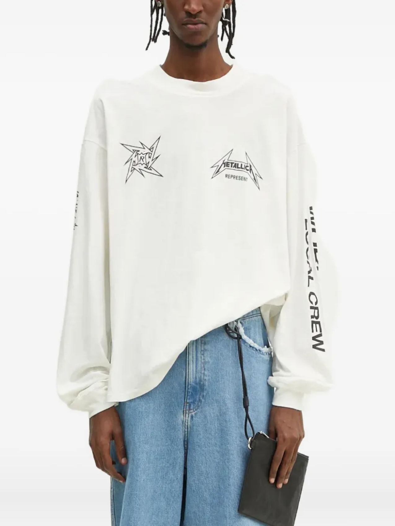 

Футболка с длинными рукавами Represent x Metallica, белый