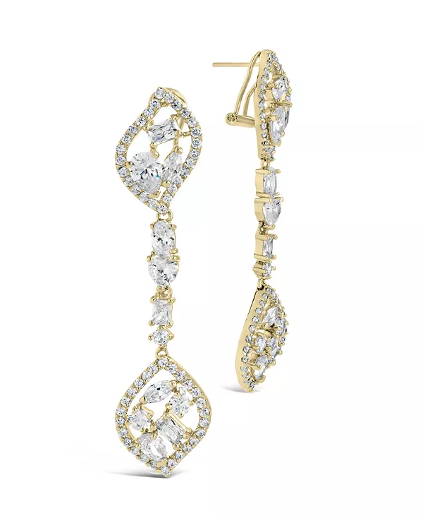 

Серьги-Подвески Mariah с кубическим цирконием Sterling Forever, gold