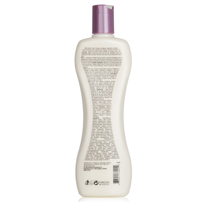 Кондиционер для волос Color Therapy от Biosilk для мужчин и женщин - 355 мл (12 унций), прозрачный — фото 2