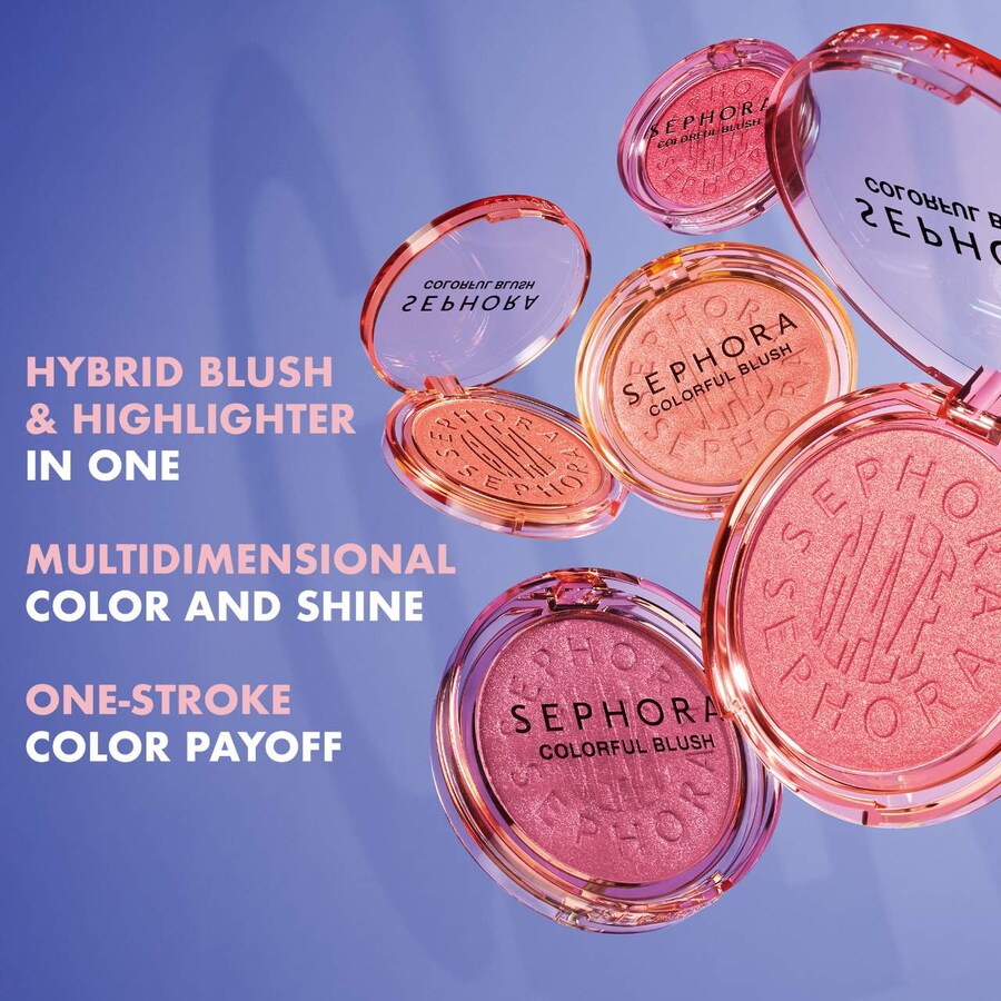 Яркие румяна и блеск для лица SEPHORA COLLECTION, 0.12 oz /3.5 g, 03 Sunrise — фото 4