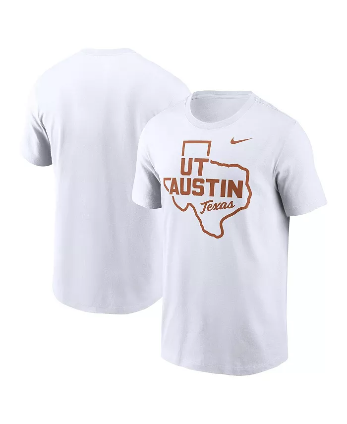 

Мужская белая футболка Texas Longhorns Campus Local Nike