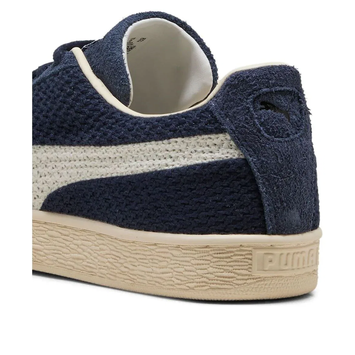 Кроссовки PUMA Suede Crochet 'PUMA Navy PUMA White' 406090-01, темно-синий — фото 4