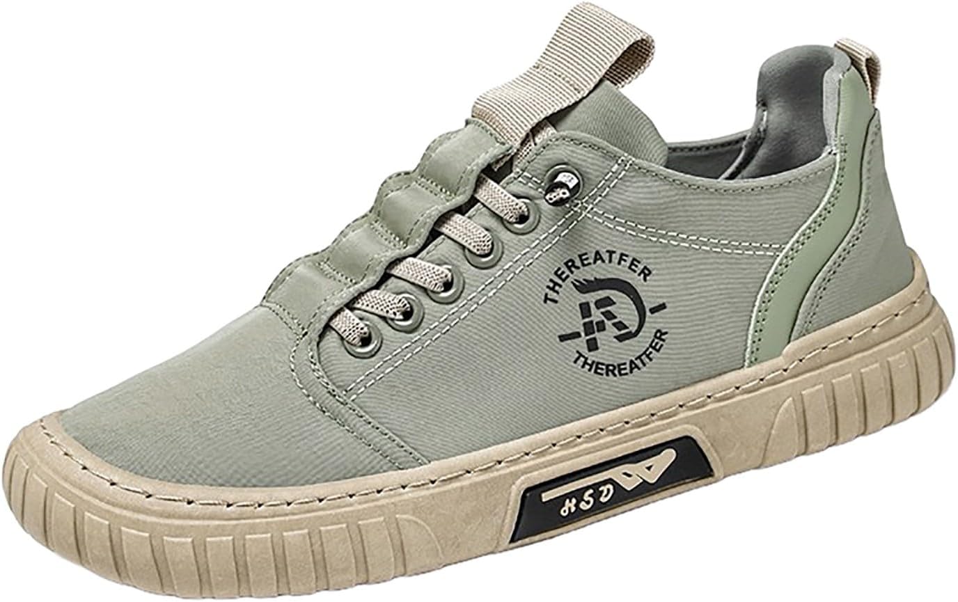 

Мужская обувь IWIHMIV для ходьбы, мужские слипоны, модные кроссовки, повседневная спортивная обувь, удобные нескользящие кроссовки, зеленый