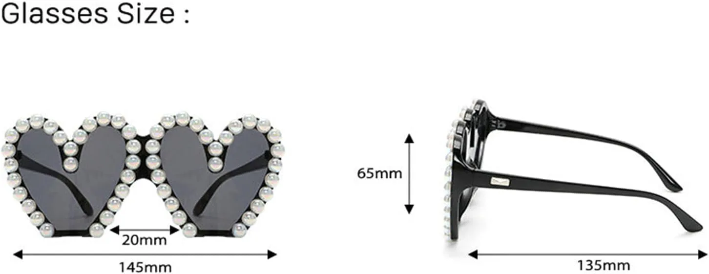 

Модные солнцезащитные очки Helena с сердечками и стразами, жемчужные, в форме сердца, розовые, забавные, для вечеринок и отдыха на природе, для женщин, Yellow