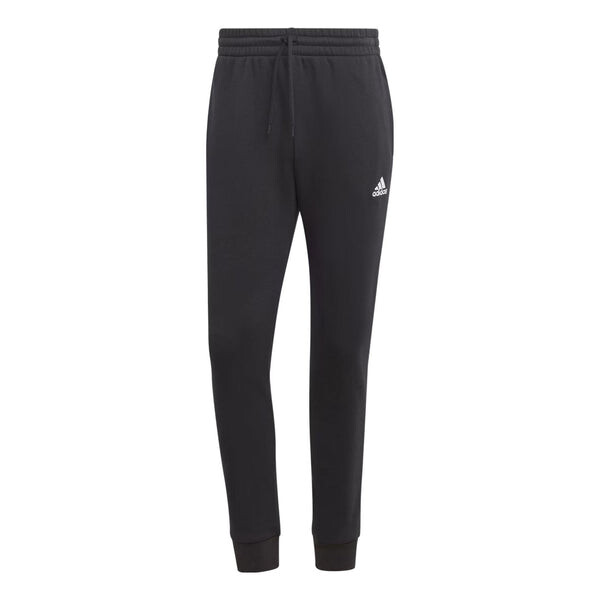 

Брюки Essentials флисовые зауженные брюки с манжетами Adidas, черный