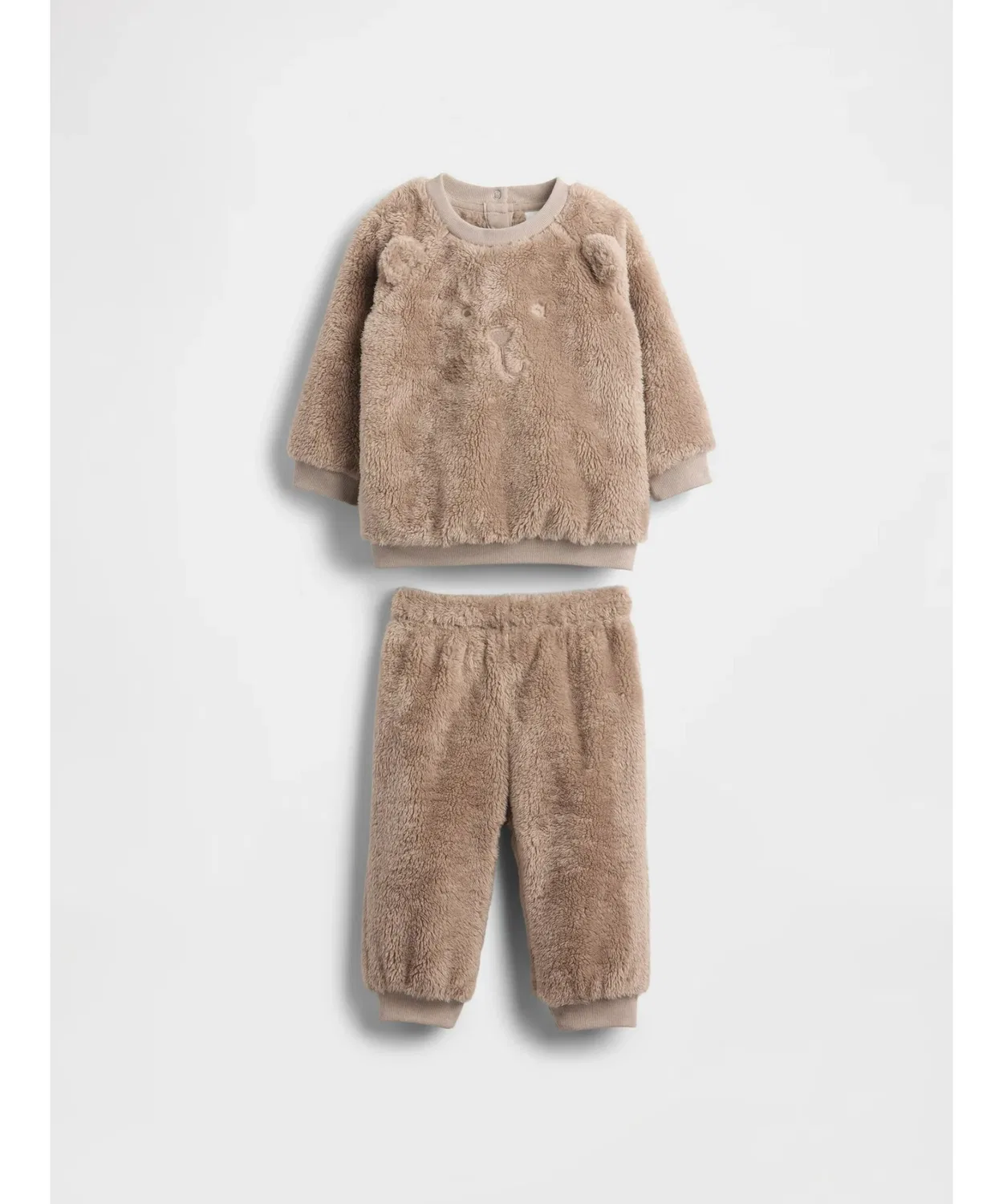 Костюм из флиса с мишкой Gap, бежевый