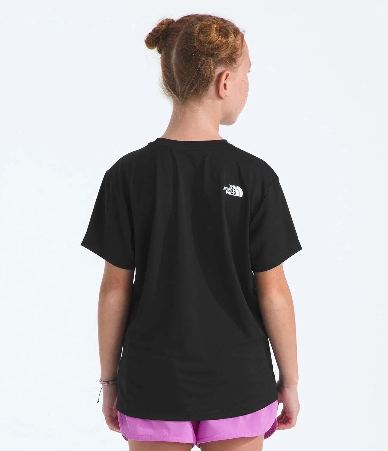 Футболка The North Face Girls' Flex Short Sleeve Tee, Tnf Black — фото 2