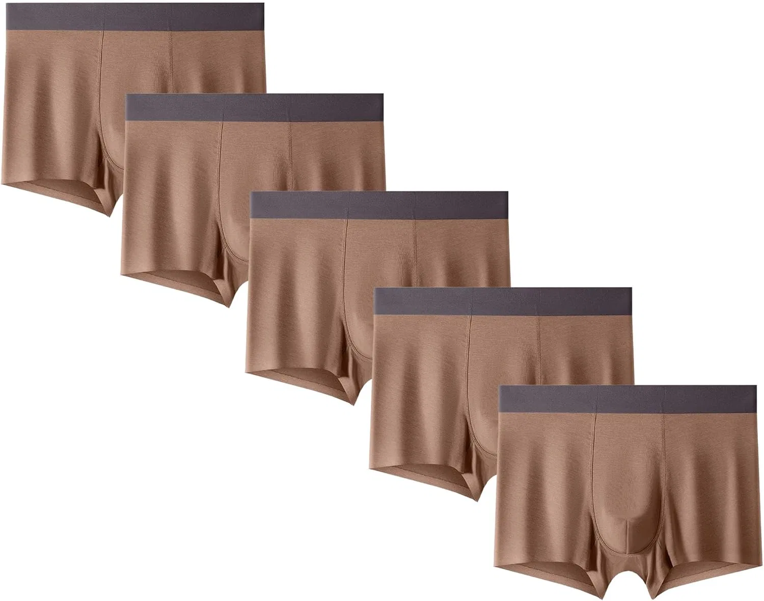 Боксеры бесшовные, Camel-5pc
