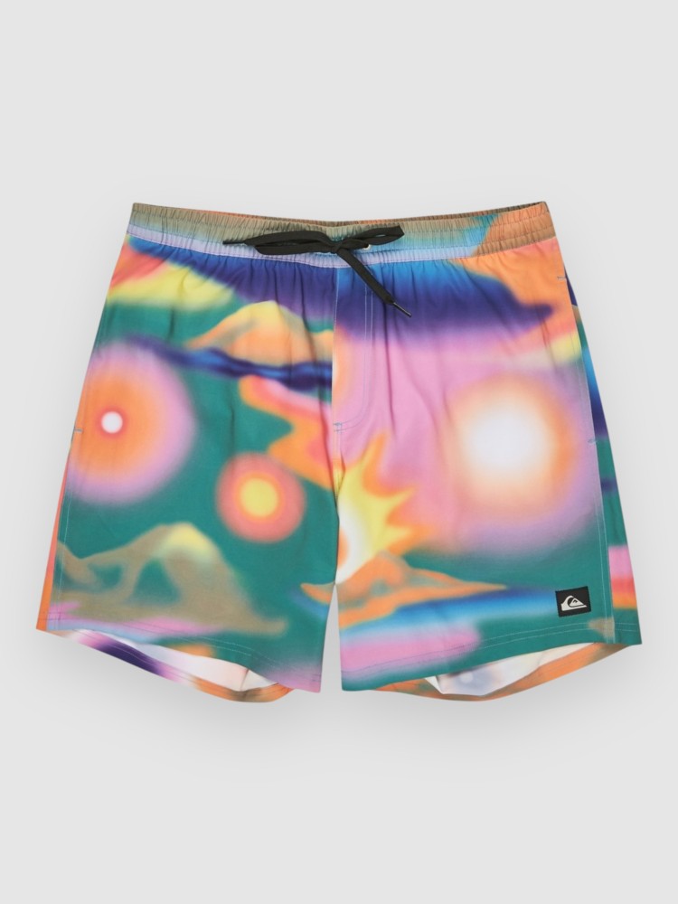 

Пляжные шорты Quiksilver Surfsilk Straight Volley 17 Boardshorts, deep sea fluid drive
