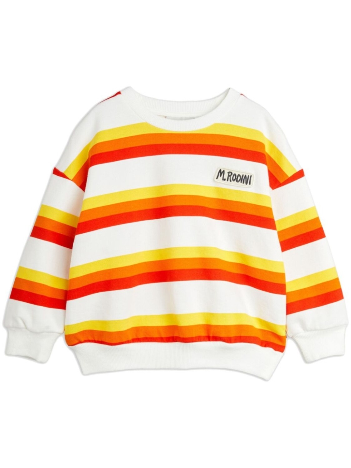 

Mini Rodini толстовка в полоску, белый