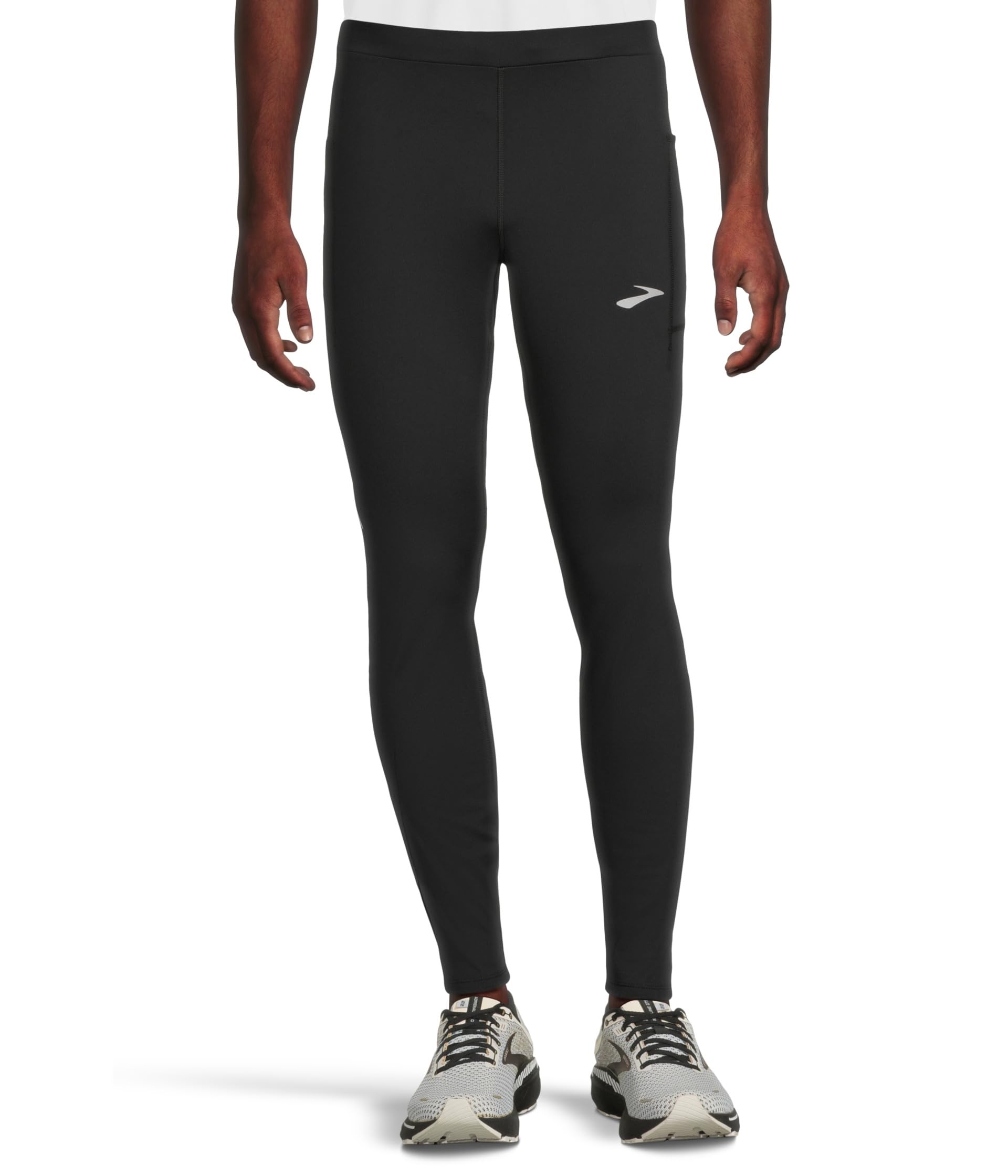 

Брюки Brooks Momentum Thermal Tight 2.0, цвет Black/Speed Logo