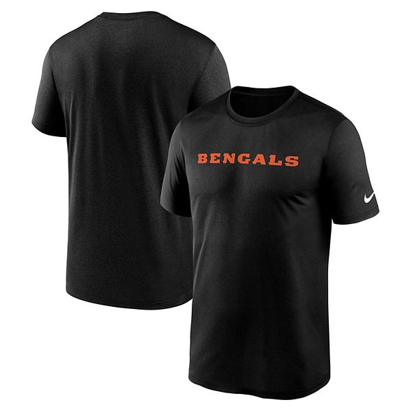 

Мужская черная футболка Cincinnati Bengals Legend Dri-Fit Nike